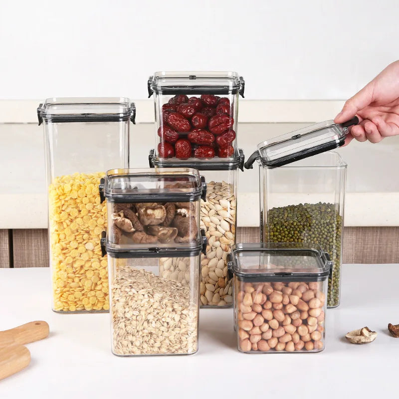 Airtight Stackable Clear Kitchen Food Storage Containers on Luulla