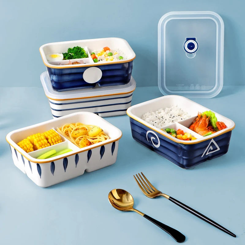 Stackable Leakproof Microwave Bento Lunch Boxes on Luulla