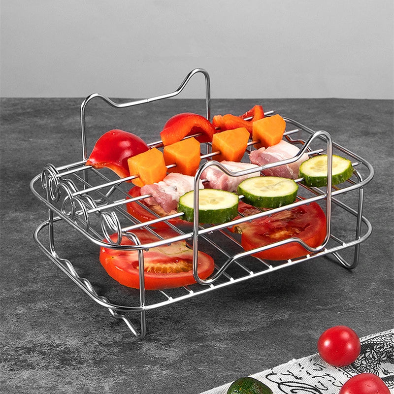 Stainless Steel Portable Folding Bbq Grill Rack on Luulla