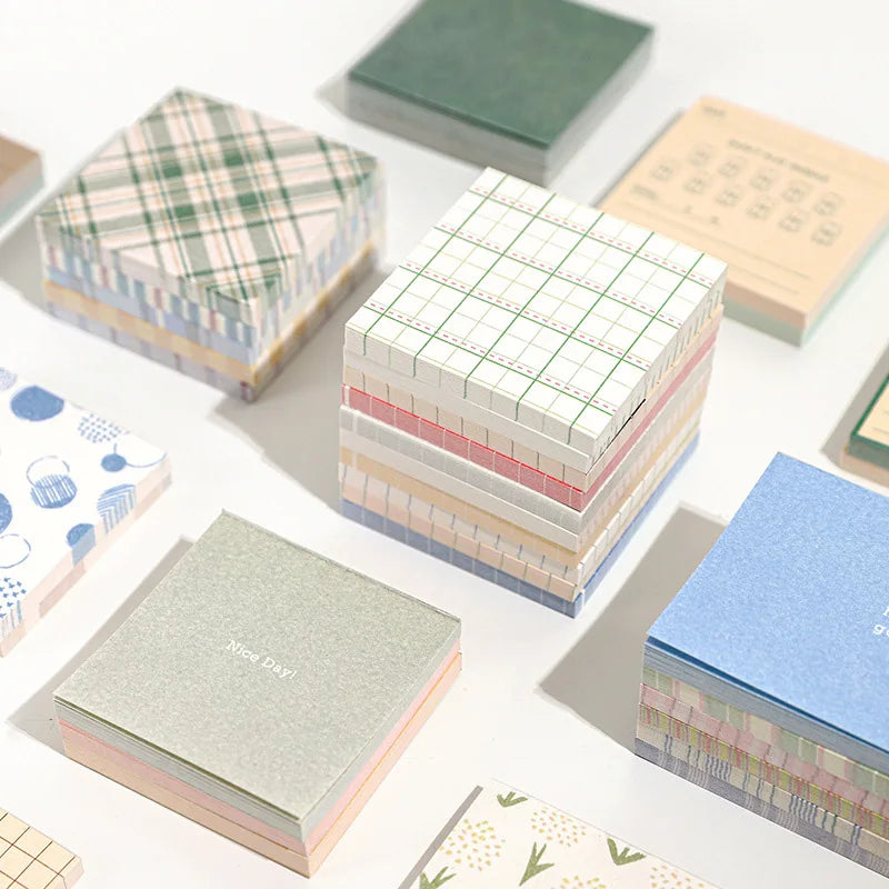 Assorted Patterned Memo Sticky Notes Pack on Luulla