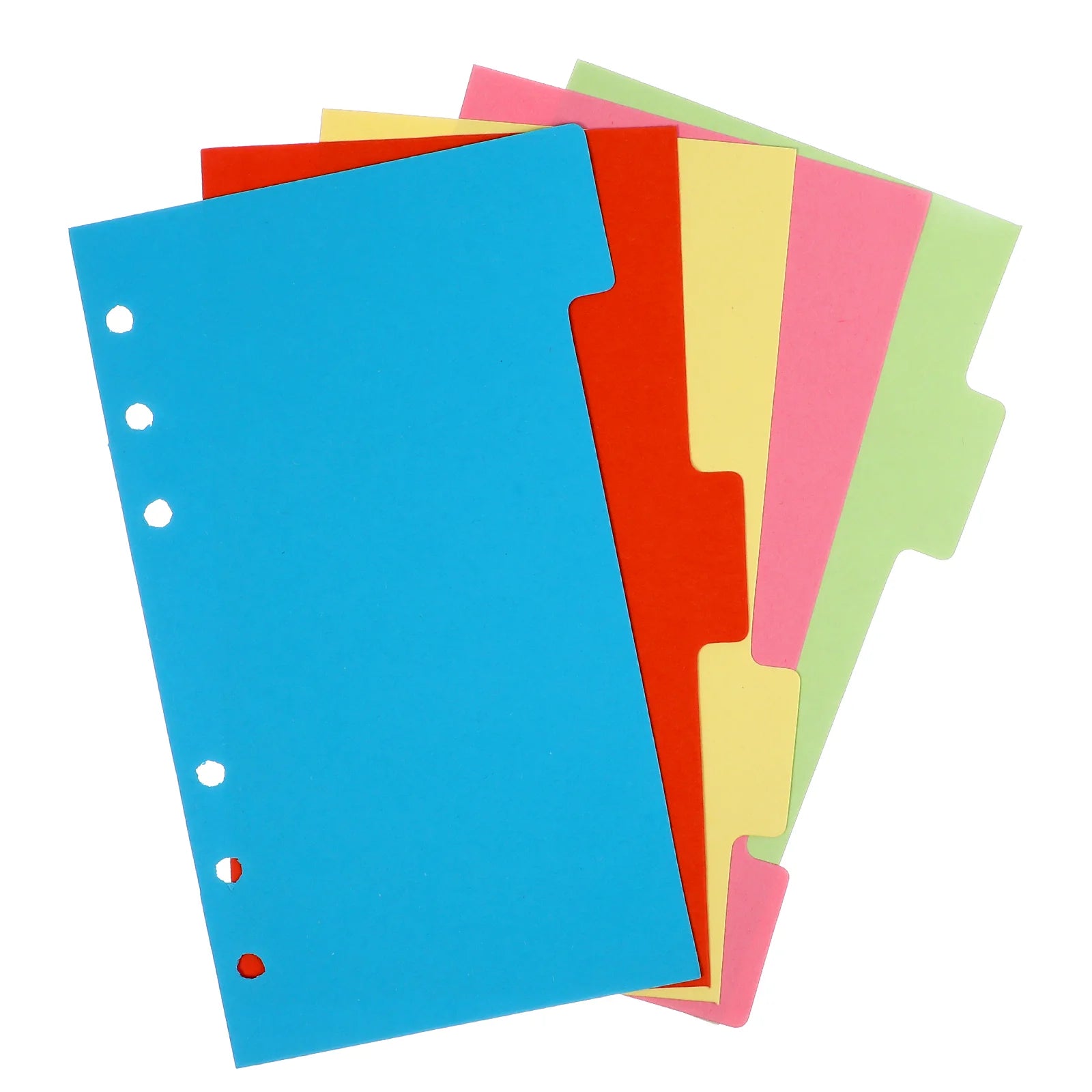 Colorful A4 Tabbed Index Dividers, 5-pack on Luulla