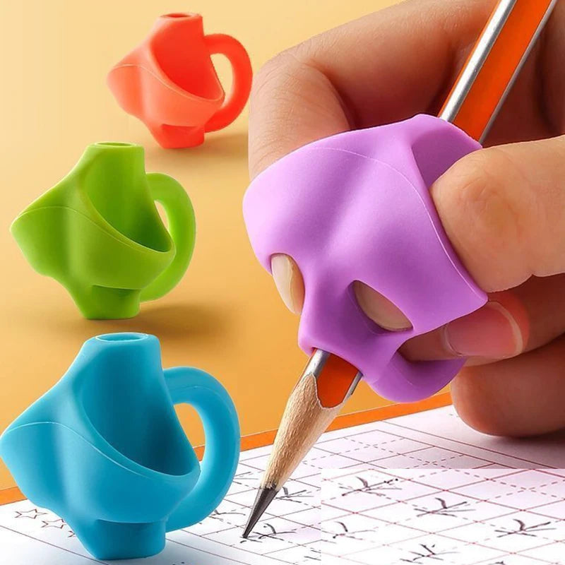Ergonomic Silicone Pencil Grips For Comfortable Writing on Luulla