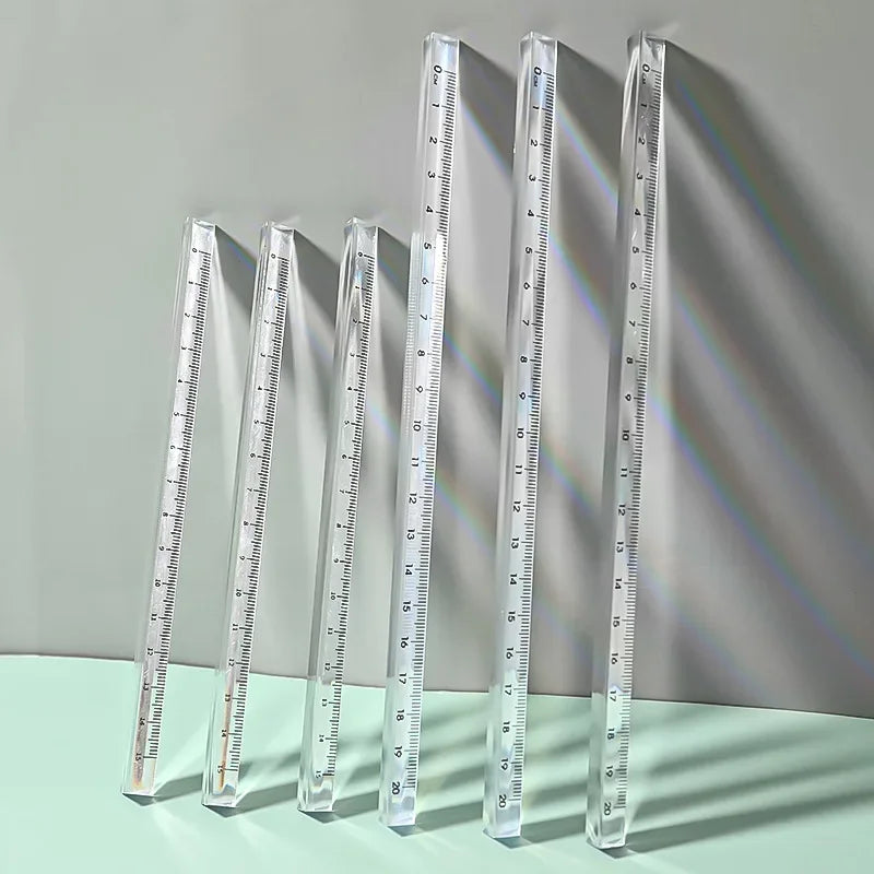 Clear Acrylic Rulers With Metric Measurements on Luulla
