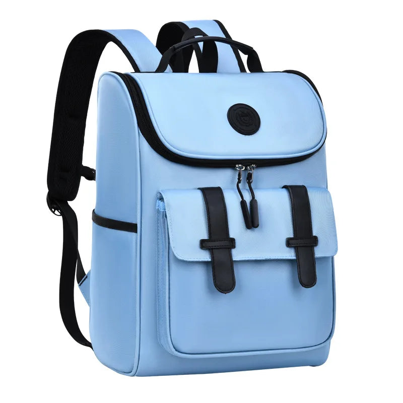 Water-resistant Blue Backpack With Multiple Compartments on Luulla